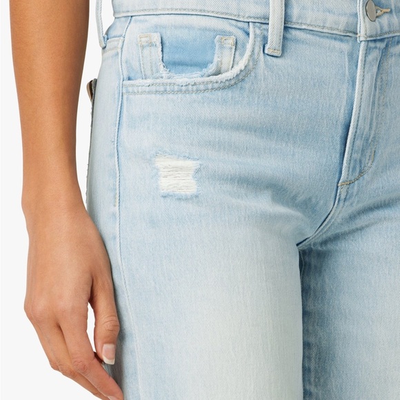 Joe’s Jeans The Lara Mid Rise Cigarette Ankle Jeans Wash Out Light Blue- Sz 27 - Picture 4 of 16